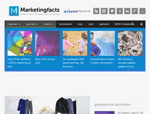 Tablet Screenshot of marketingfacts.nl